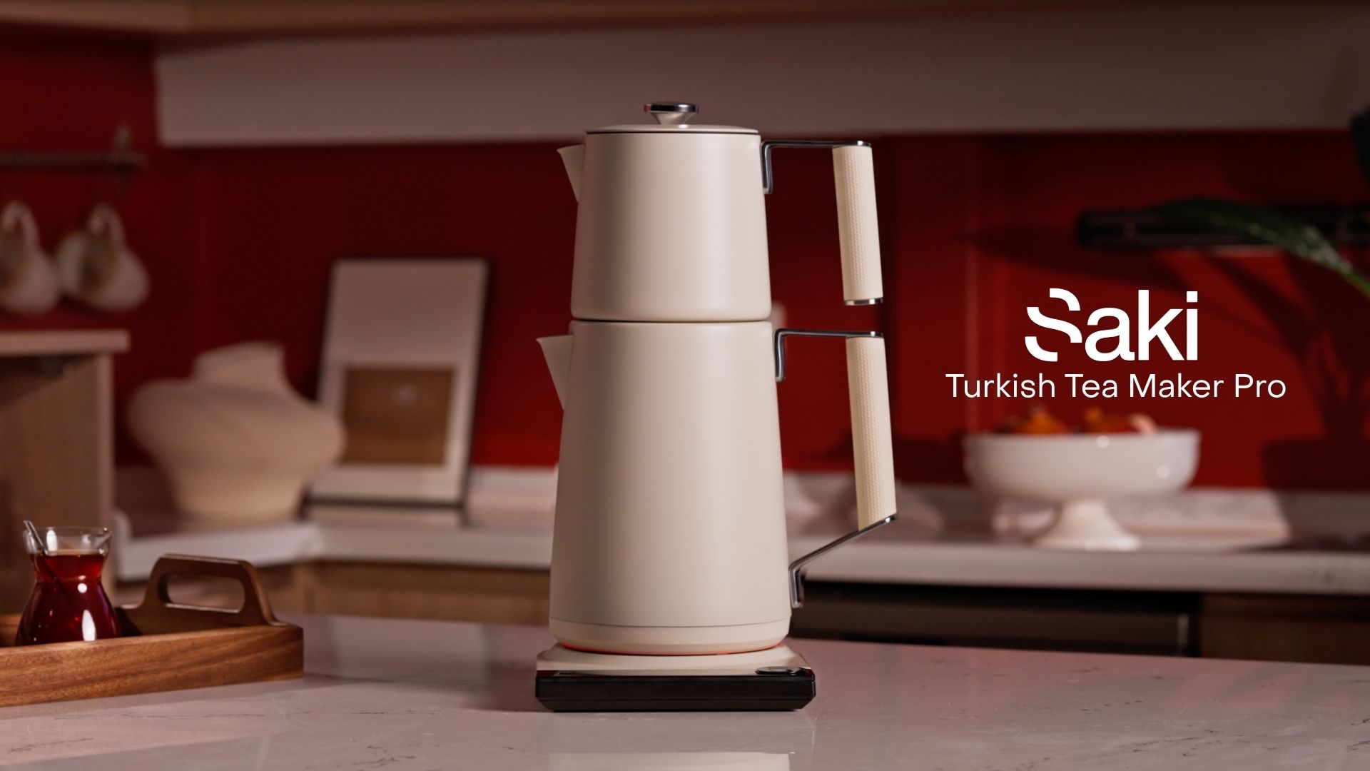 Amazon.com: Saki Turkish Tea Maker Machine Pro, Electric Double